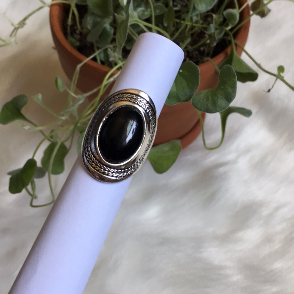 Boho Onyx Ring